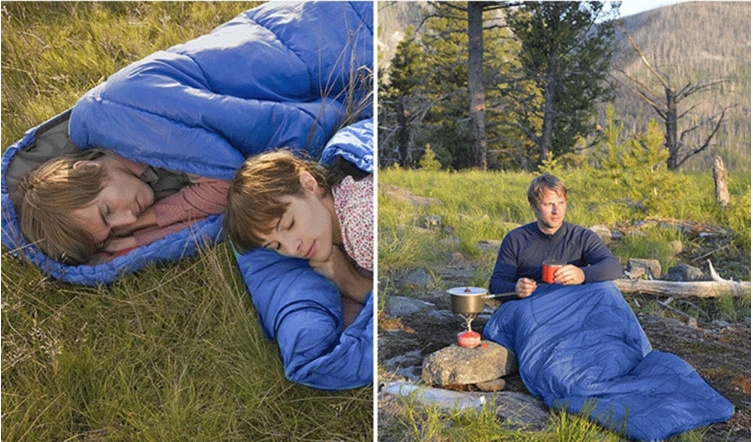 3 Season Ultralight Waterproof Hiking Outdoor Camping Sleeping Bag gear For 4 Adults