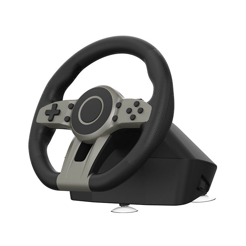 CoolRabbie 270 Degree Racing Car Game Steering Wheel With Pedal  For PS4/PS3/PC/Android/Switch Game Steering Wheel