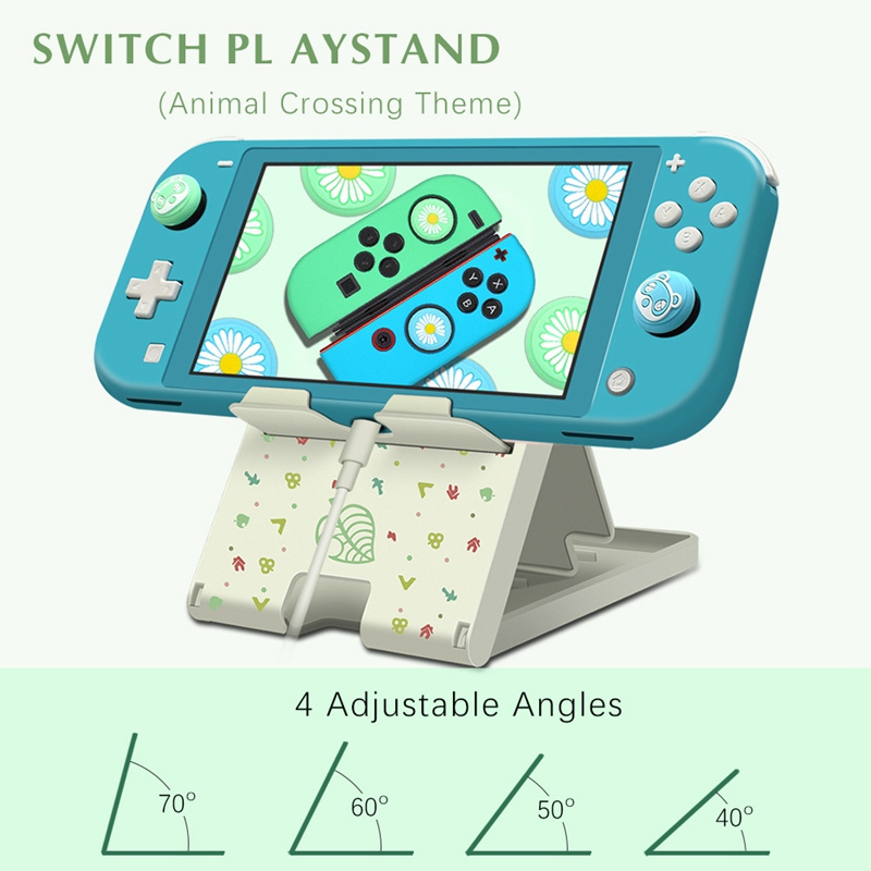 CoolRabbie Switch Stand For Nintend Switch Game Console Stand Holder Folding Adjustable Portable Holder Main Chassis Bracket