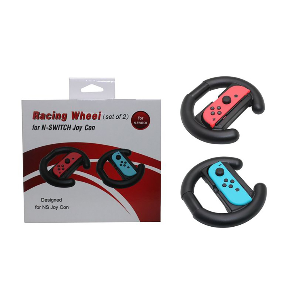 CoolRabbie 2Pcs Steering Wheel Hand Grip Handle Controller Direction Manipulate Wheel For Nintendo Switch Controller Wheel