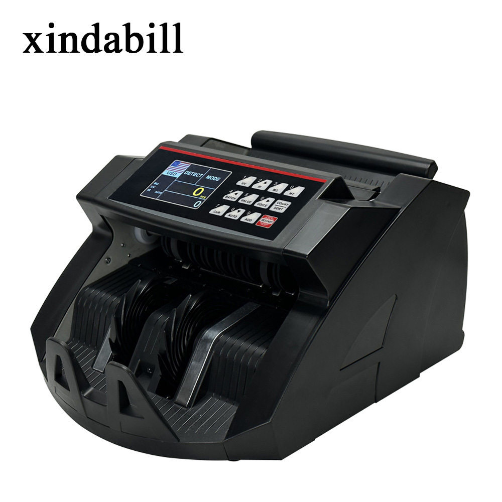 2108T2 UV3MG Semi Intelligent Money Counting Multi Currencies Cash Banknotes Counter Detector Machines