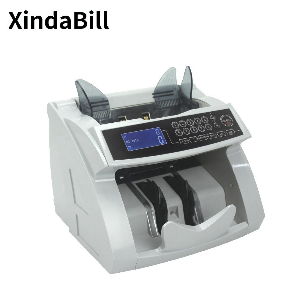 New Arrival Money Counter Machine UV MG IR Bank Office Commerce Use Multi-currency Cash Banknote Bill Detector