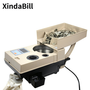 Coin Counter Machines Maquina para Contar Monedas CS-200 High Speed Coin Sorter USD Euro Coins Counting for Bank