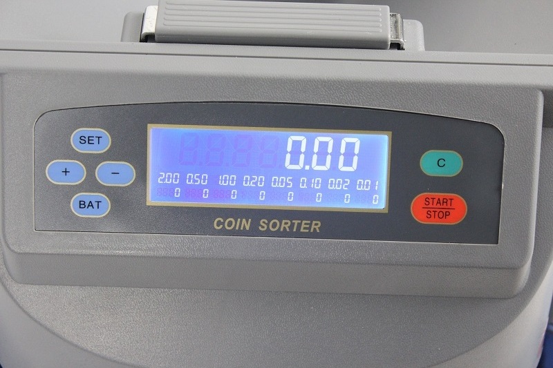 High Quality Coin Counters Sorters Machines Automatic Electronic Digital Sensor USD EUR LCD Display Contador de Monedas