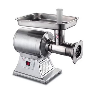 XEOLEO Commercial Meat Grinder 120KG/H Electric Frozen Meat Machine Stainless Steel/Iron Enema Machine Desktop Sausage Stuffer