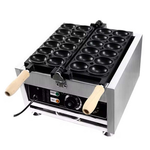 XEOLEO Commercial 12 Holes Egg Shaped Waffle Makers 1800W Waffle Making Machine Goose Egg Cake Machine Non-Stick