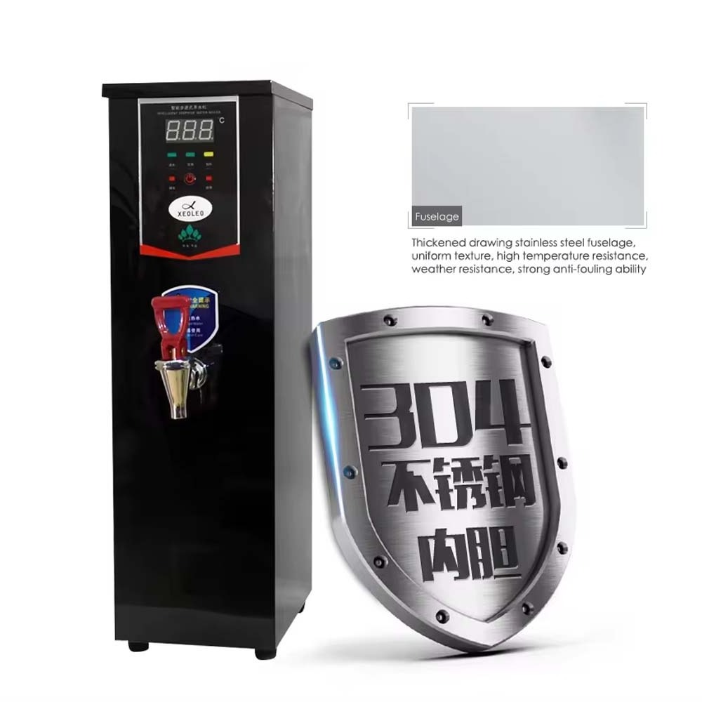 Xeoleo 10L Hot Water dispenser Commercial Hot Water machine 35L/H Stainless steel Water boiler for bubble tea shop 2500W