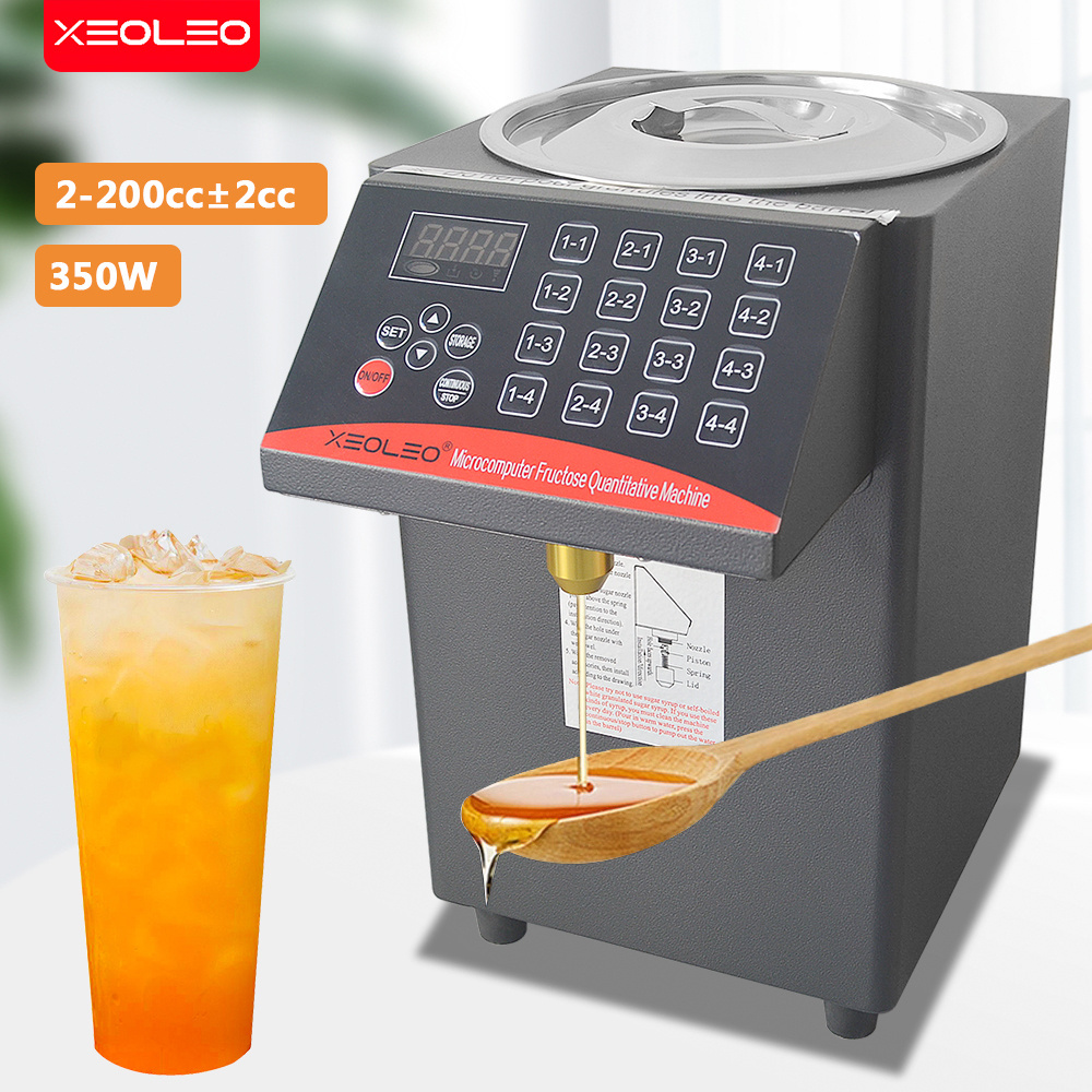 XEOLEO Bubble tea Sugar Dispenser 350W Fructose Quantitative machine Automatic Fructose machine Syrup dispenser