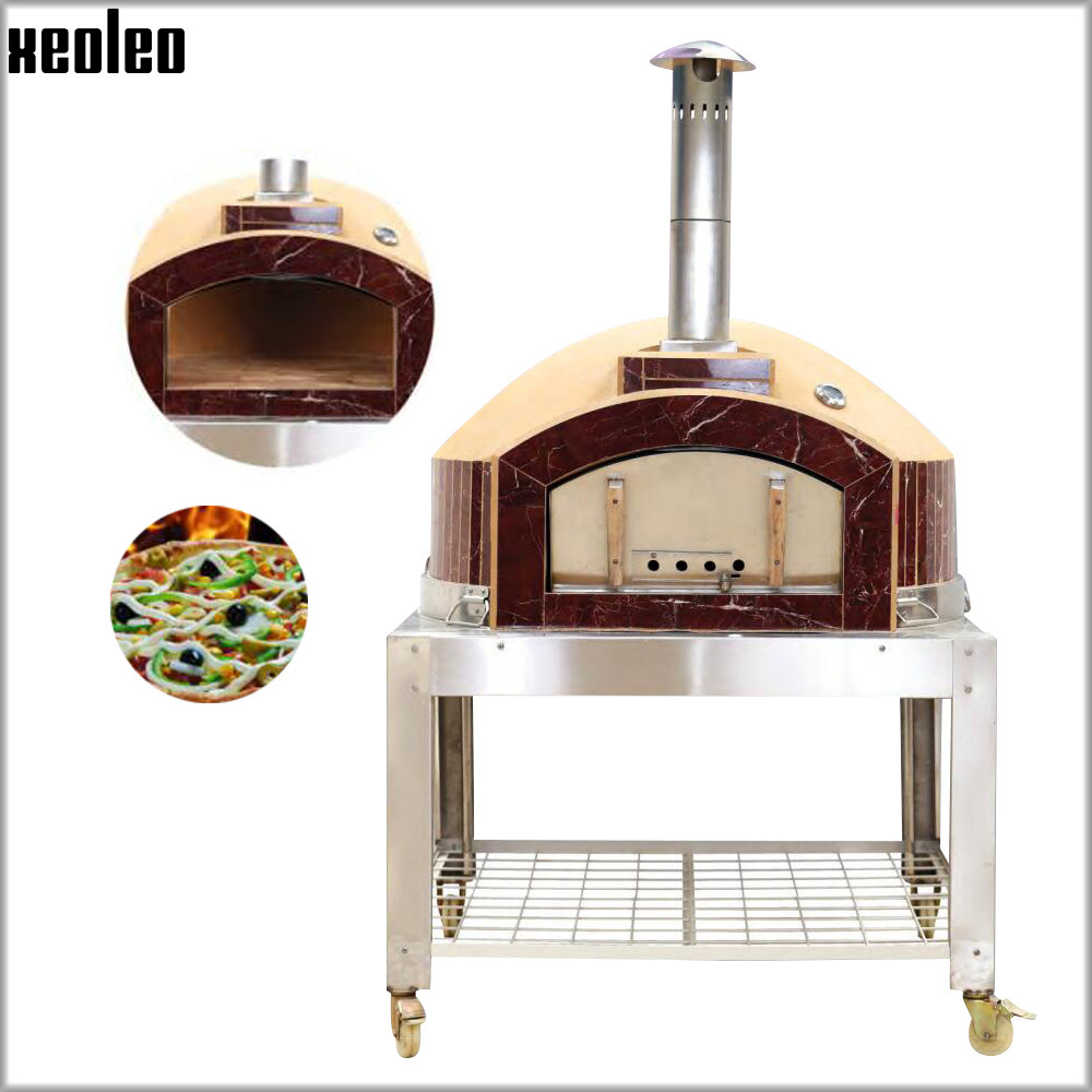 XEOLEO Household Commercial Brick Oven Pizza ovens Sale Camping Use Gas Pizza Oven Portable Outdoor