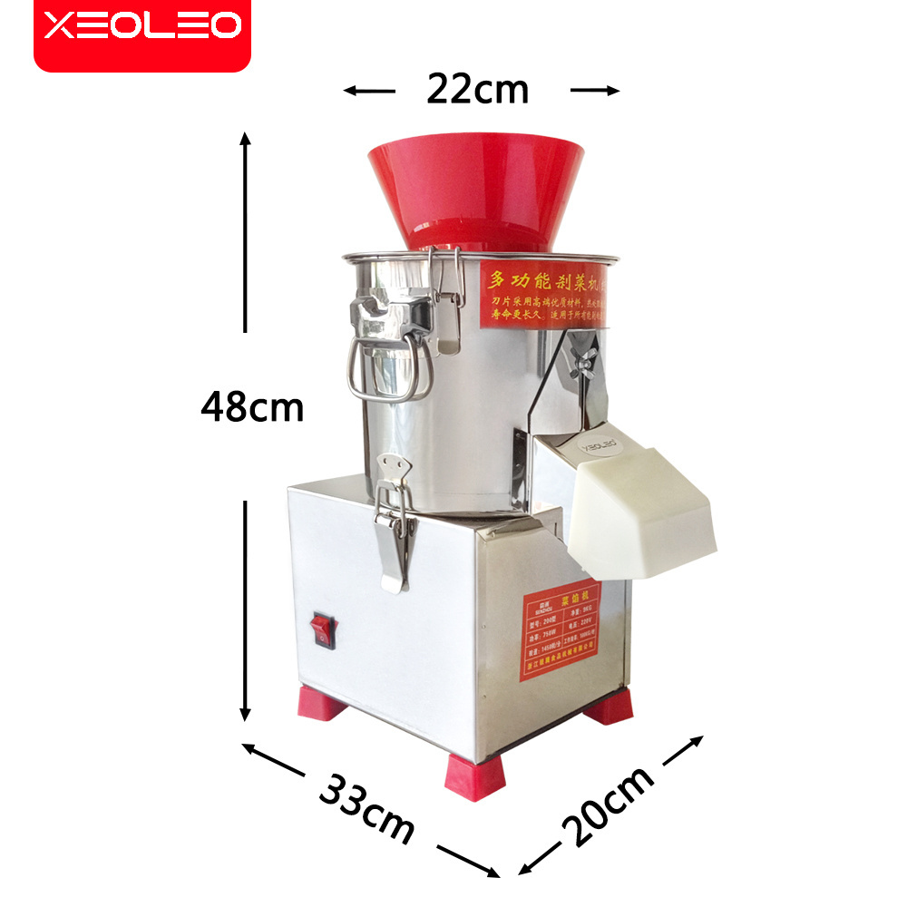 XEOLEO Mini Commercial Vegetable Chopper Onion Garlic Carrot Cabbage Automatic 250W Multifunctional Electric Chopper