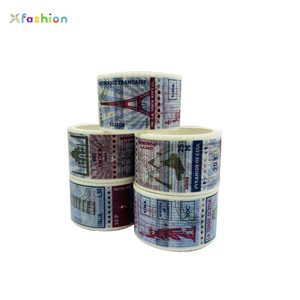 Creative Retro Postage Stamp Series Washi Tape For Hand Account Notebook Diary Decor Adhesive Masking Tape