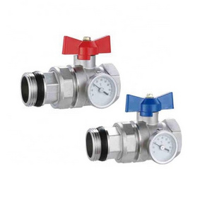 Sunfly high quality 1" specification plumbing shut off brass  ball valves