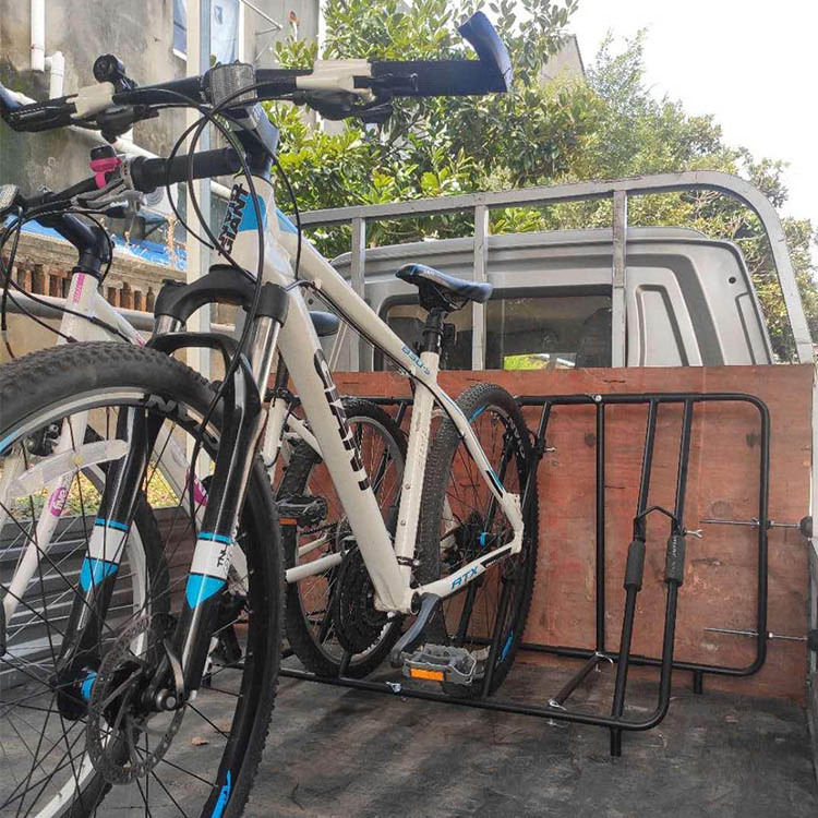 Pickup bicycle rack bike trailer cover for transport on rack