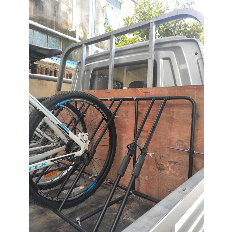 Pickup bicycle rack bike trailer cover for transport on rack