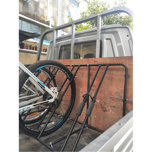 Pickup bicycle rack bike trailer cover for transport on rack