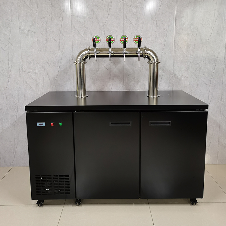 Beer Pump Draft Equipment Fridge Beer Wine Dispenser Stainless Steel Electric Beer Cooler Machine