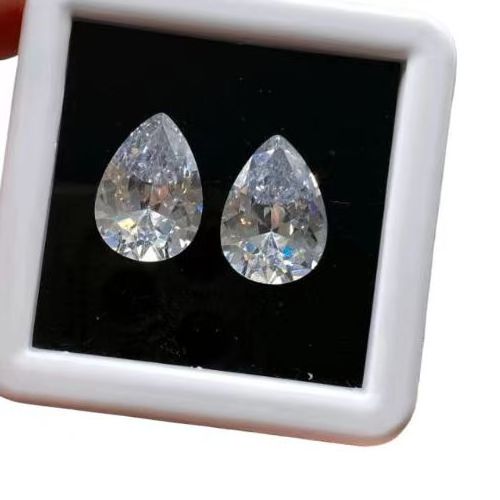 loose diamonds diamond jewelry igi certified 3ct 5ct pear cut DEF VS 2EX colorless synthetic diamond making machine for sale