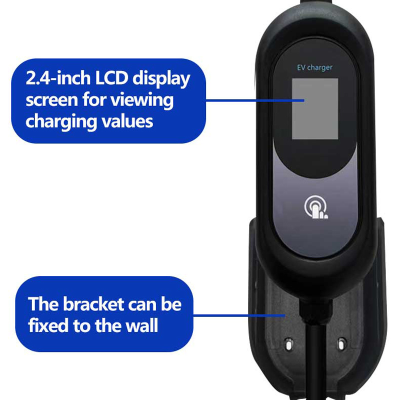 7kw level 2 car charger  mobile ev charger electric vehicle car charger ev portable charge