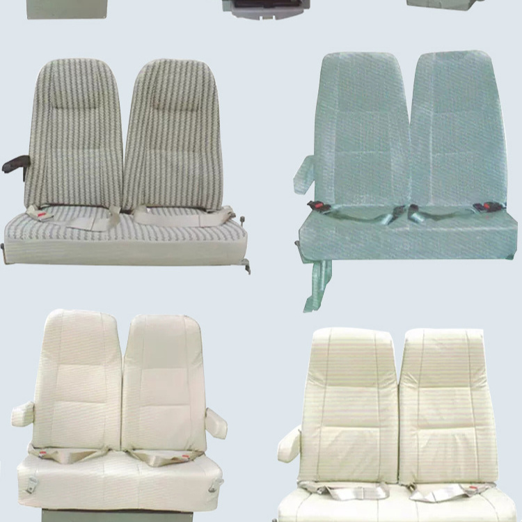 Factory Fabric folding seat school bus passenger seat for Toyota Coaster