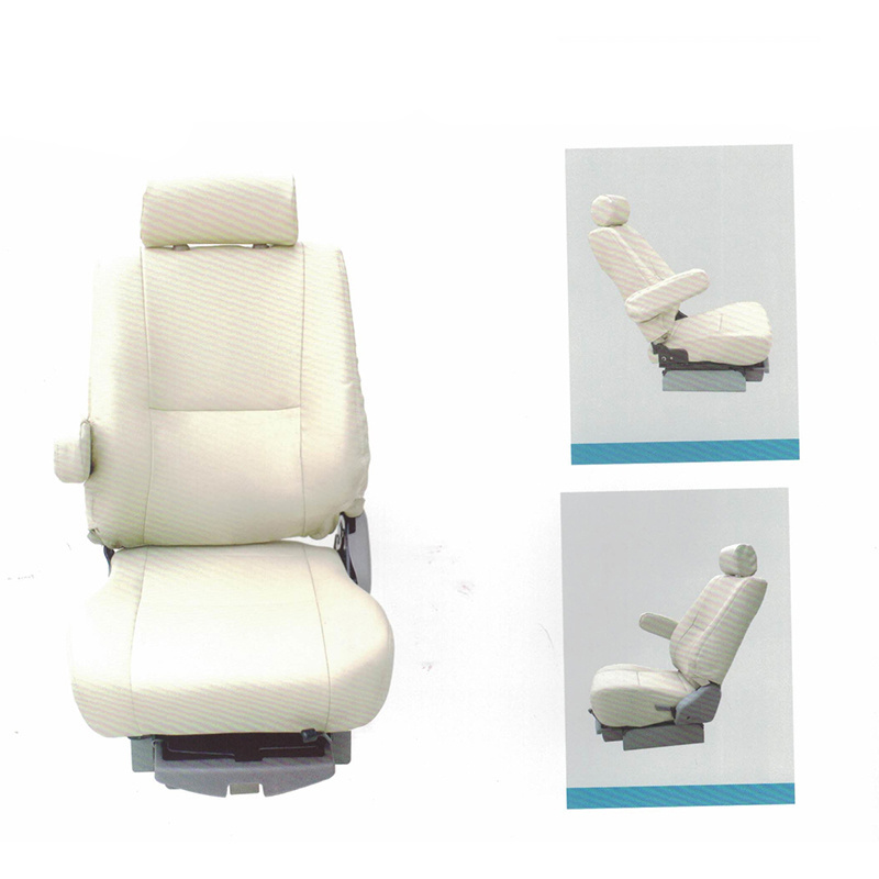 Wholesale genuine leather electric rotatable bus luxury seat for toyota coaster