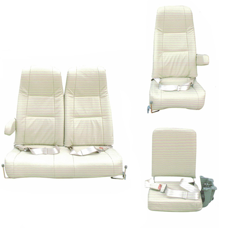 Wholesale genuine leather electric rotatable bus luxury seat for toyota coaster