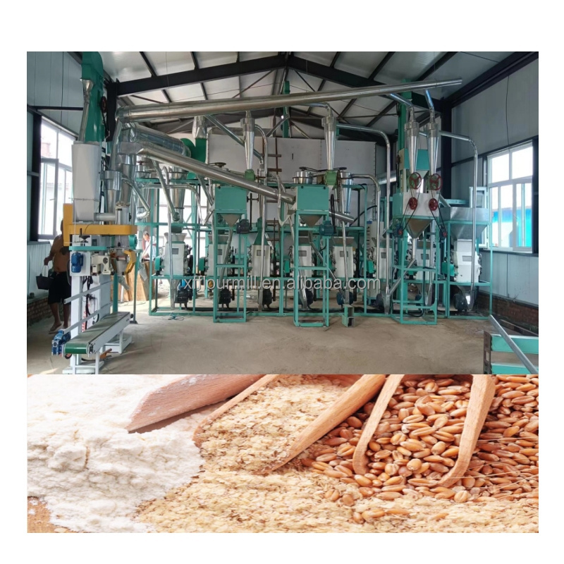 Small scale electric flour mill maize corn wheat flour milling machine for small business