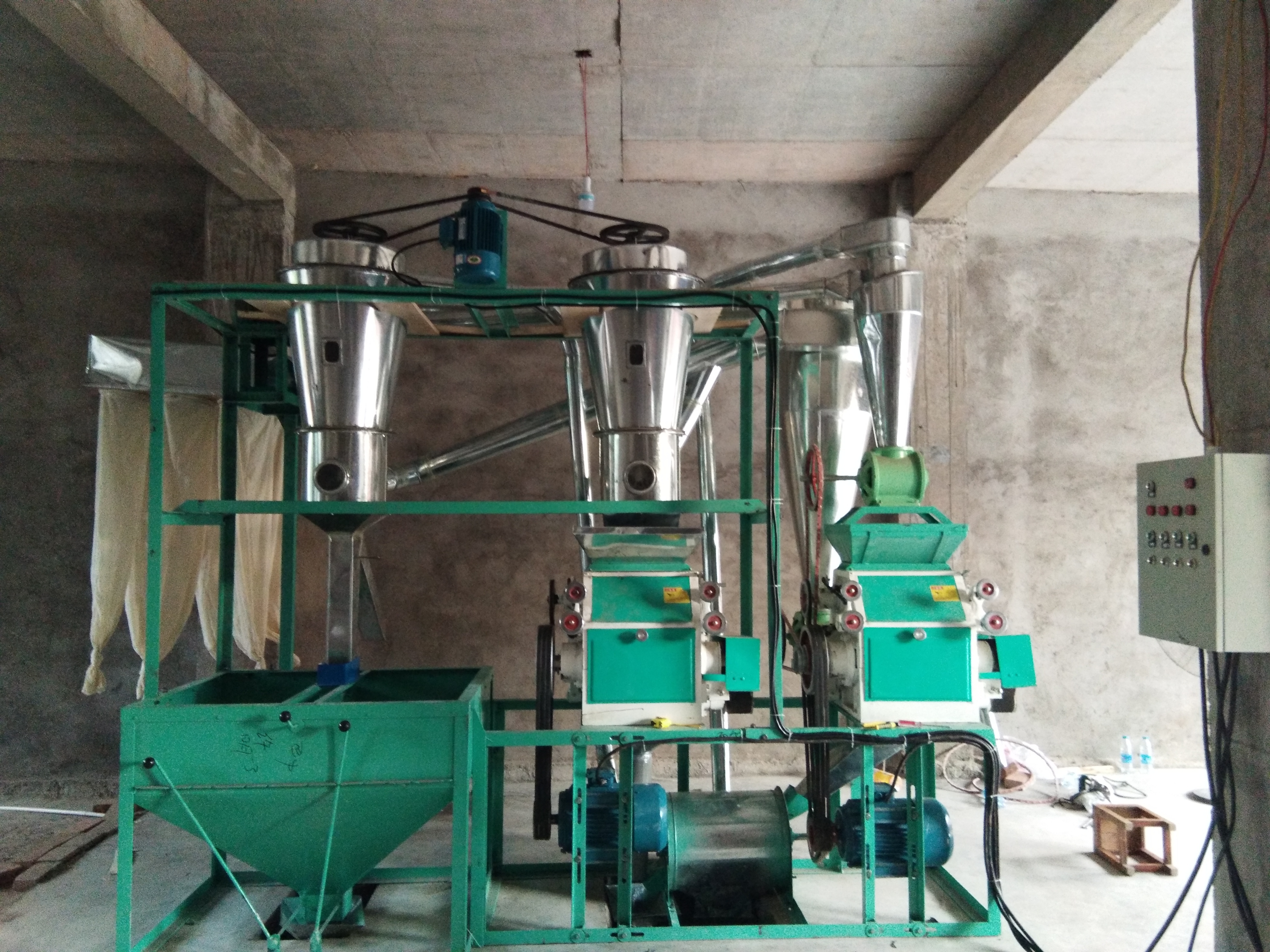 5 ton mill maize wheat rice flour mill machine automatic loading flour mill