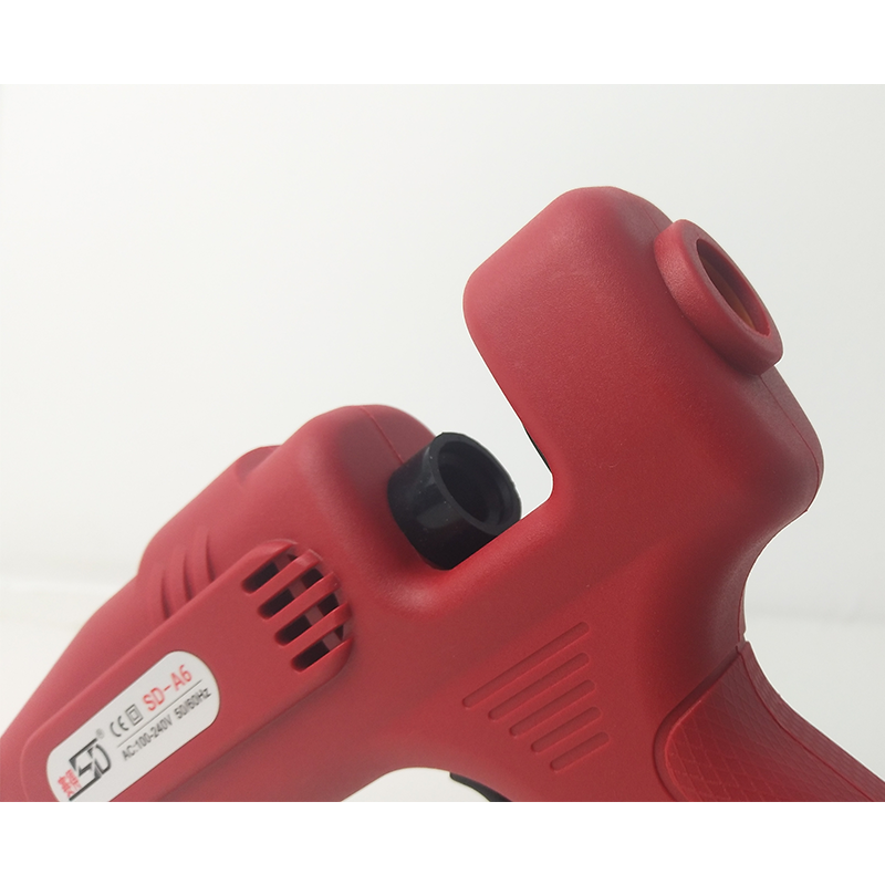 Factory Supply Corded Electric Heating Hot Melt Glue Gun With Glue Stick For DIY Projects Red Hot Glue Gun Factory