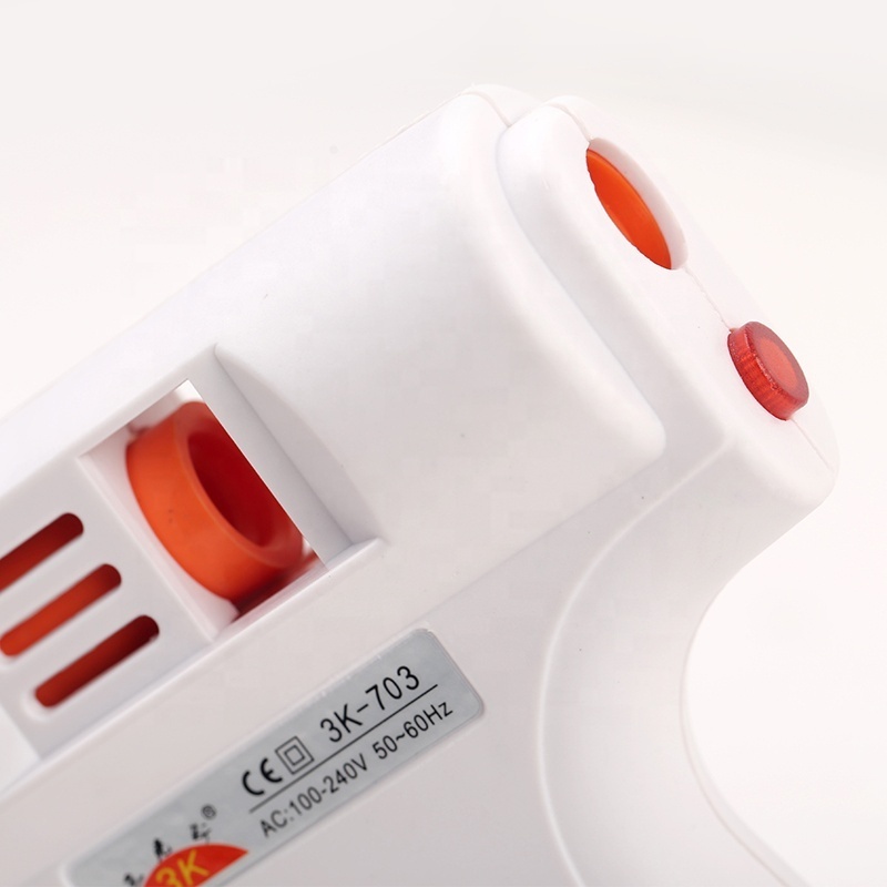 Adjustable temperature 110W hot melt glue gun 11mm diameter white glue gun Industrial dispenser glue gun