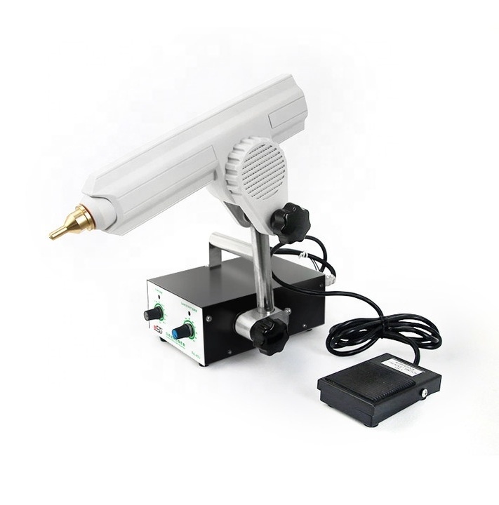 Customized Electric foot operated  rod feeding glue gun  automatic glue dispensing glue machine