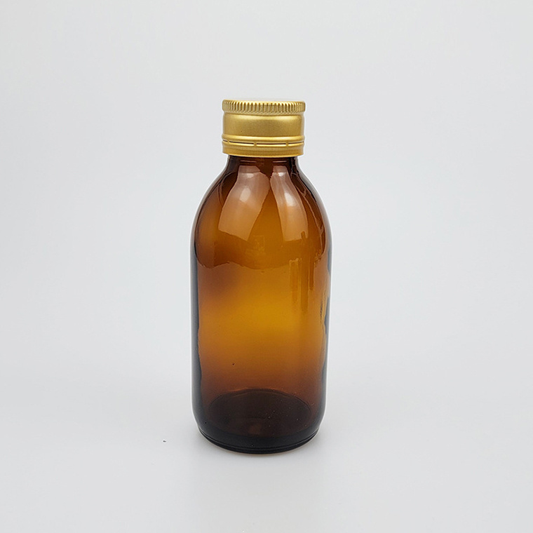 150ml Amber Syrup Glass Bottle Brown Oral Liquid Bottle Pharmaceutical Packaging for Potion 150ZD