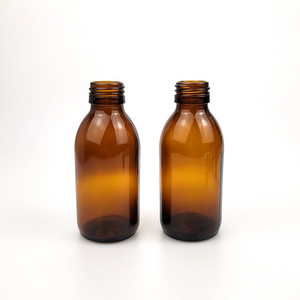 150ml Amber Syrup Glass Bottle Brown Oral Liquid Bottle Pharmaceutical Packaging for Potion 150ZD