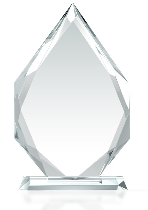 K9 Blank Crystal Iceberg Glass Poker Trophy Personality Custom Crystal Award Trophies Laser Engraved Crystal Trophy