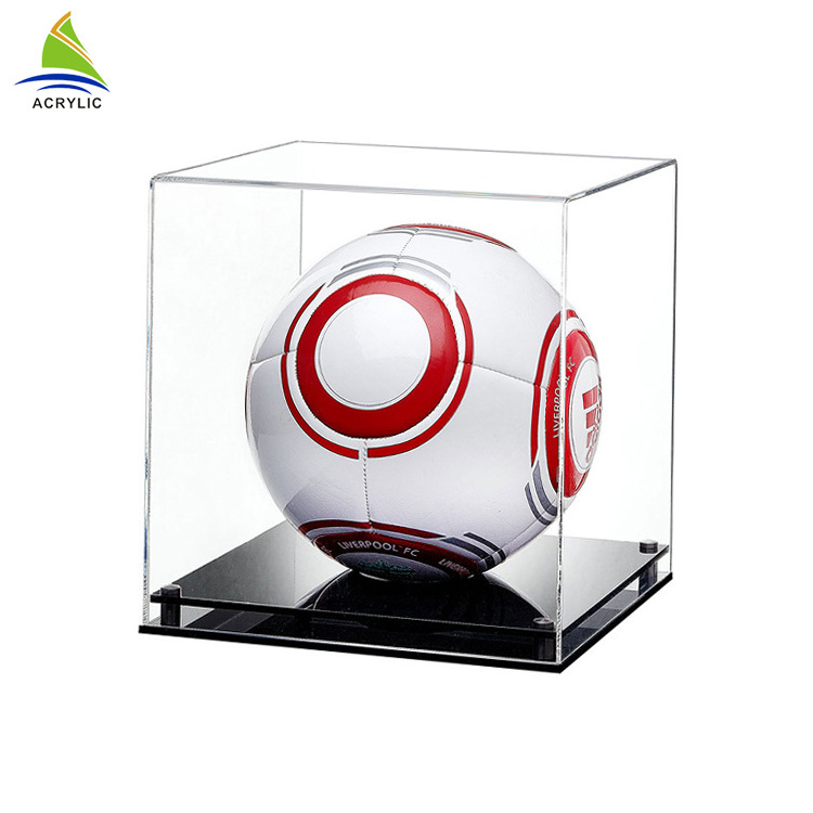 Shopping High Quality Football Custom Acrylic Box Display Store Stand