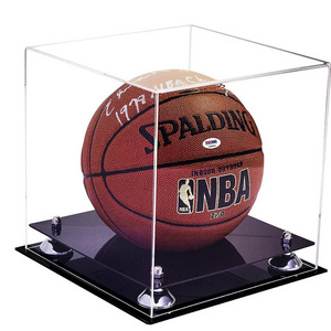 Factory Directly customized Deluxe Acrylic  Display Box collection Basketball holder