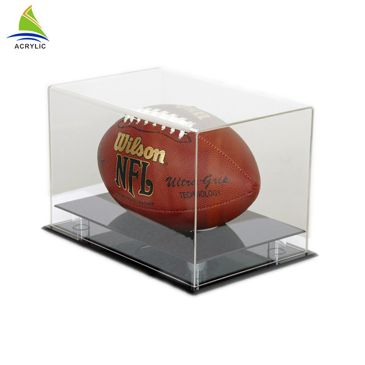 Shopping High Quality Football Custom Acrylic Box Display Store Stand