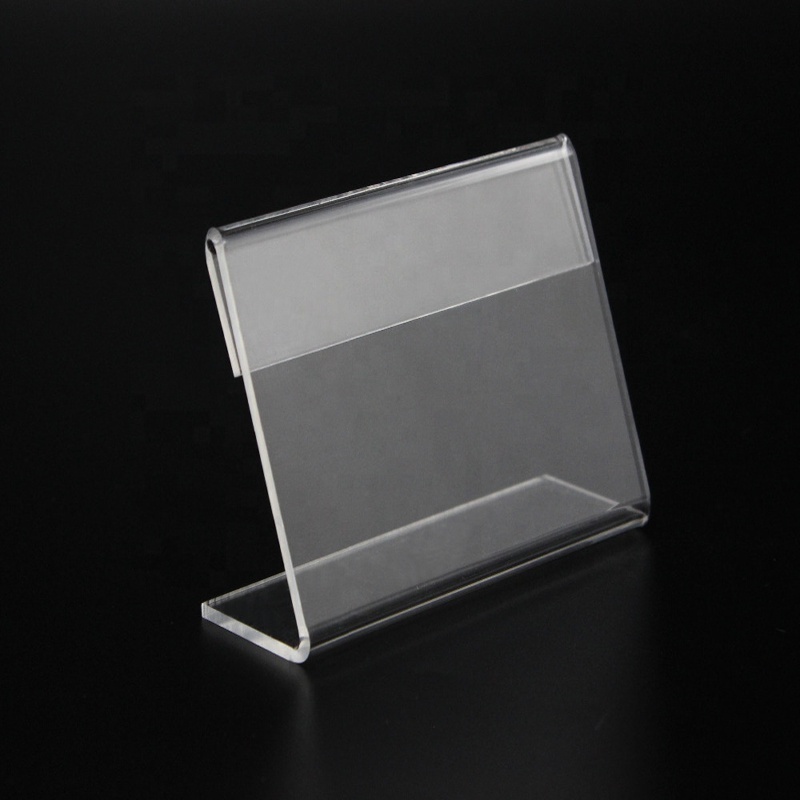 Custom Table Tent Stand Menu Display Acrylic Table Name Plate Holders Acrylic Tag Price Holder