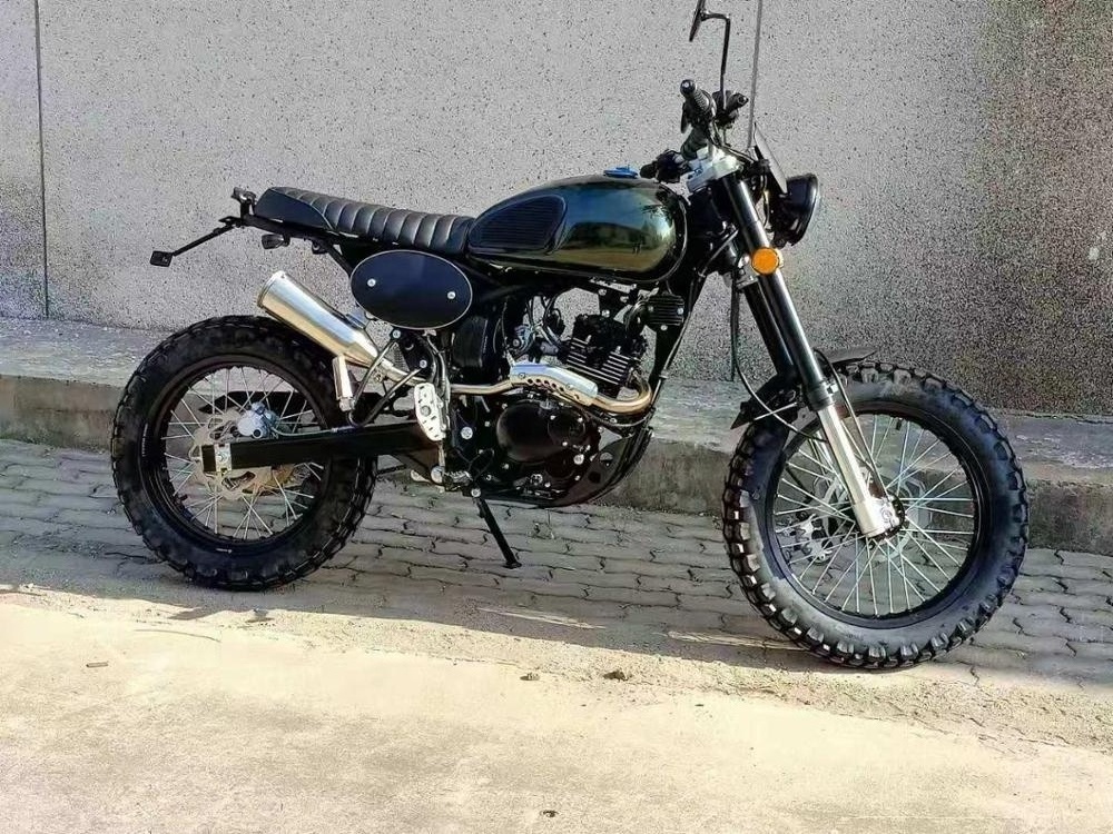 Scrambler 125cc Euro 4 motorcycle petrol motorbike retro style, Classic