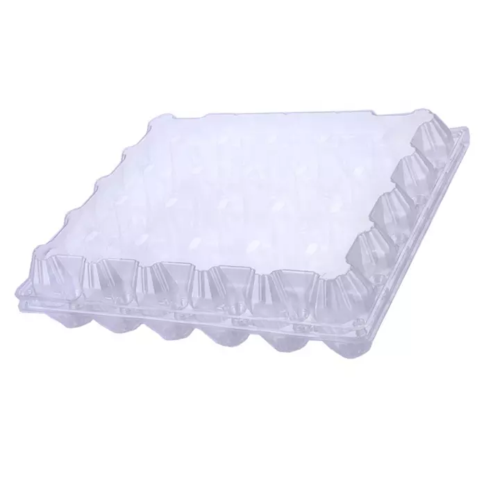 Hot Sale Customized Clear Blister Packaging 30 Holes PET Egg Trays for Home