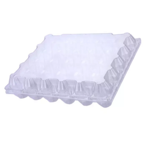 Hot Sale Customized Clear Blister Packaging 30 Holes PET Egg Trays for Home