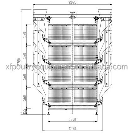 Factory Directly Sale Automatic H Type Baby Chicks Brooding Pullet Battery Cages with Drinking Water Equipment