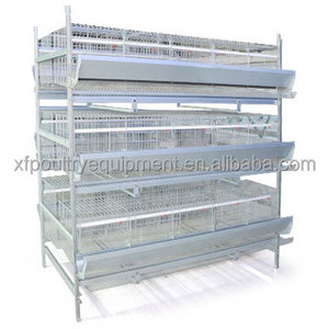 H Type Poultry Cage Remote Monitoring Chicken Rooster Battery Cages Bird Breeding Cages for sale