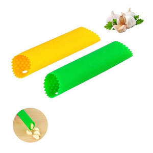 good kitchen tool tubular press silicone garlic peeler fast peeling useful kitchen gadgets