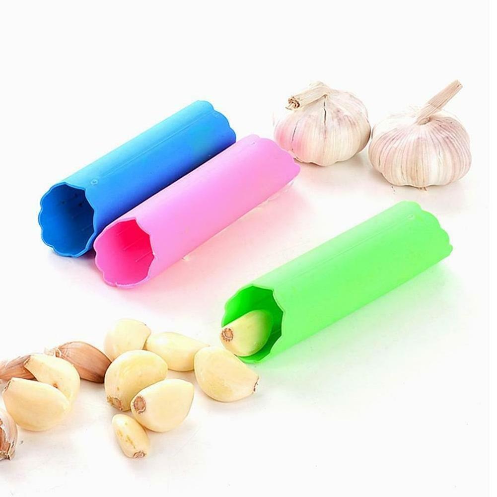 good kitchen tool tubular press silicone garlic peeler fast peeling useful kitchen gadgets