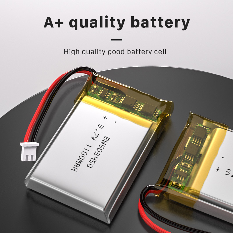 553640 rechargeable lithium ion polymer Lipo 3.7V 850mAh li-ion polymer battery for GPS tracking