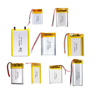 OEM ODM Lipo Batteries Li ion 350mah 700mah 500mah 750mah 1000mah 1800mah 10000mah 3.7v Rechargeable Lithium polymer battery