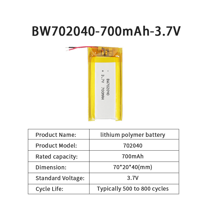 OEM ODM Lipo Batteries Li ion 350mah 700mah 500mah 750mah 1000mah 1800mah 10000mah 3.7v Rechargeable Lithium polymer battery