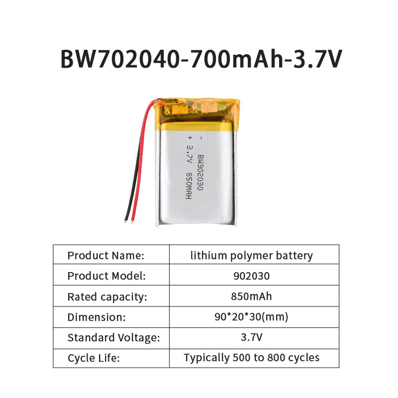 OEM ODM Lipo Batteries Li ion 350mah 700mah 500mah 750mah 1000mah 1800mah 10000mah 3.7v Rechargeable Lithium polymer battery