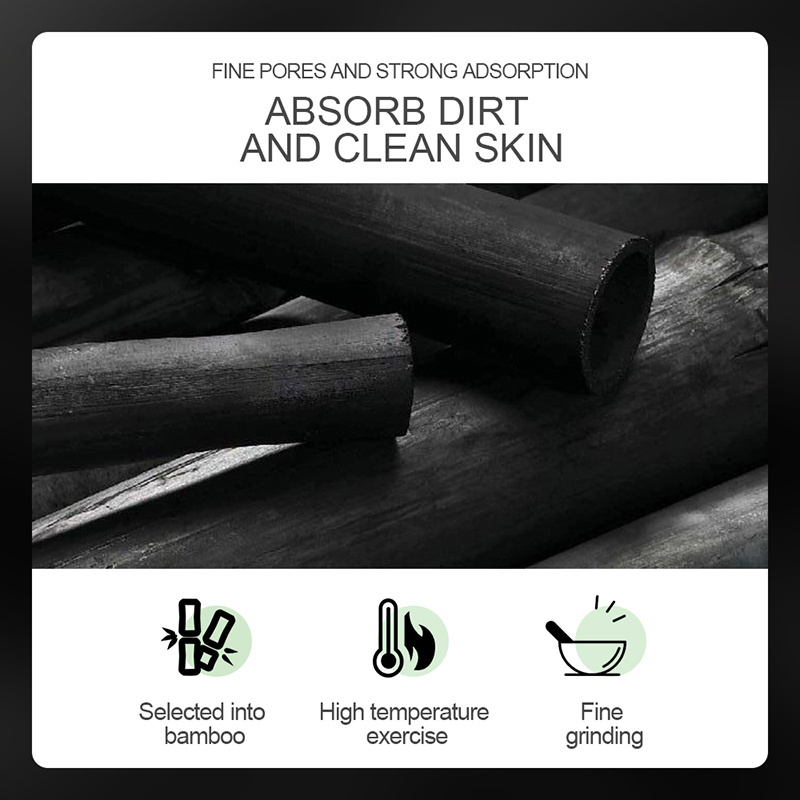 Natural Organic Bamboo Charcoal Black Head Remover Nose Mask face Pore cleaning acne T-zone care Beauty skincare products