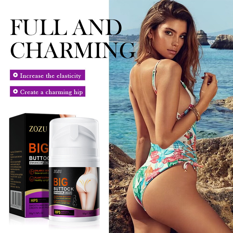 ZOZU Butt Enlarging Cream Herbal Buttock Hip Lift up Enlargement Cream Lift Tighten Firming Fast Results Butt Enhancement Cream